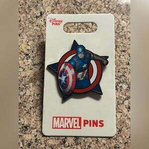 DISNEY PIN CAPTAIN AMERICA MARVEL AVENGERS 2023 STAR & SHIELD*